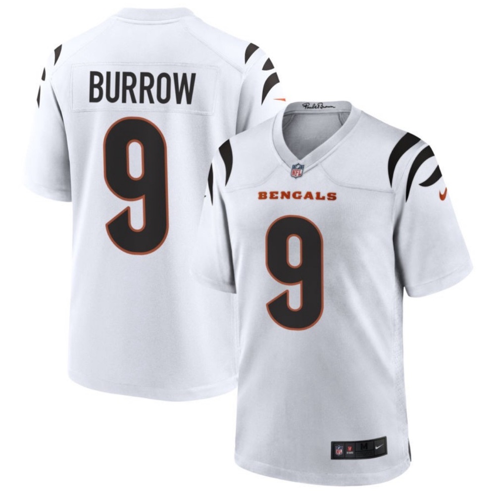 Bengals White Jersey Burrow